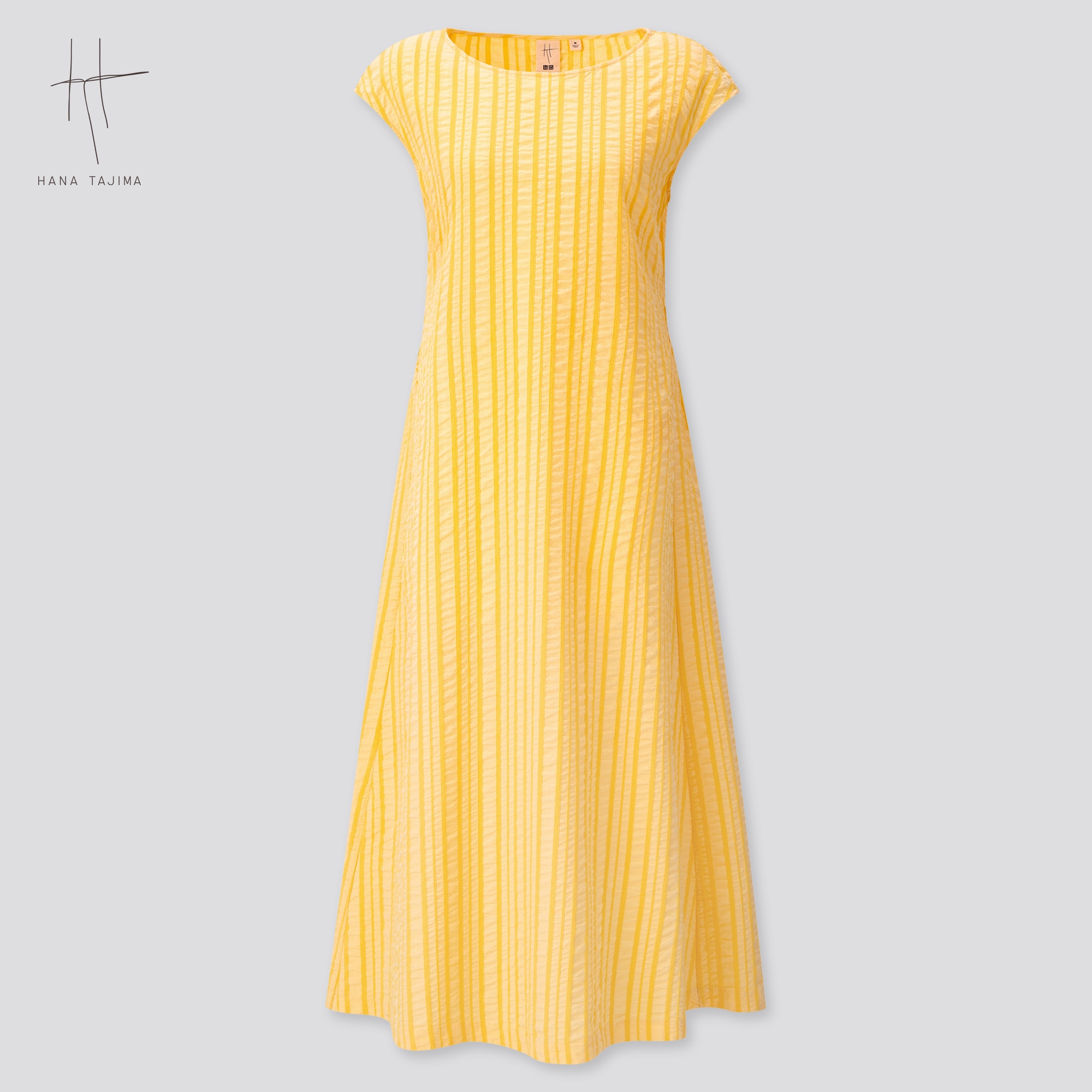 uniqlo yellow dress