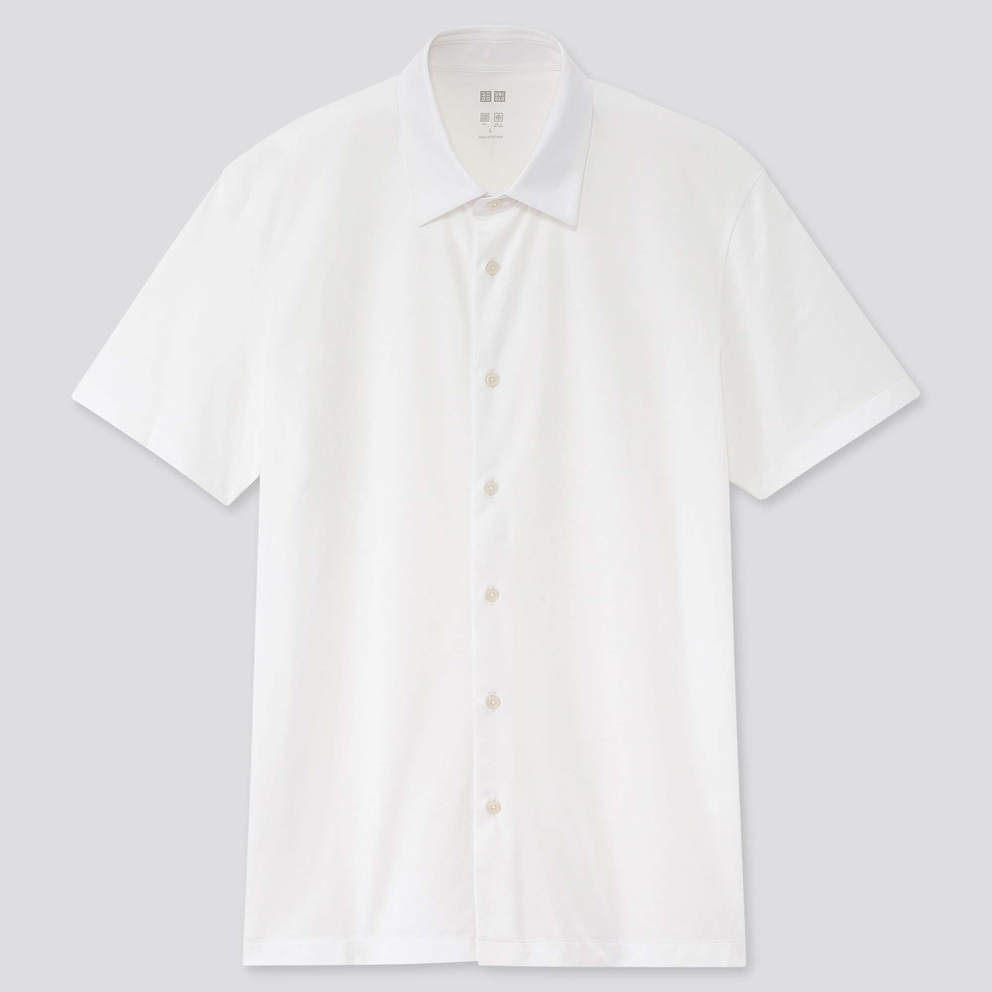 white polo shirt with collar