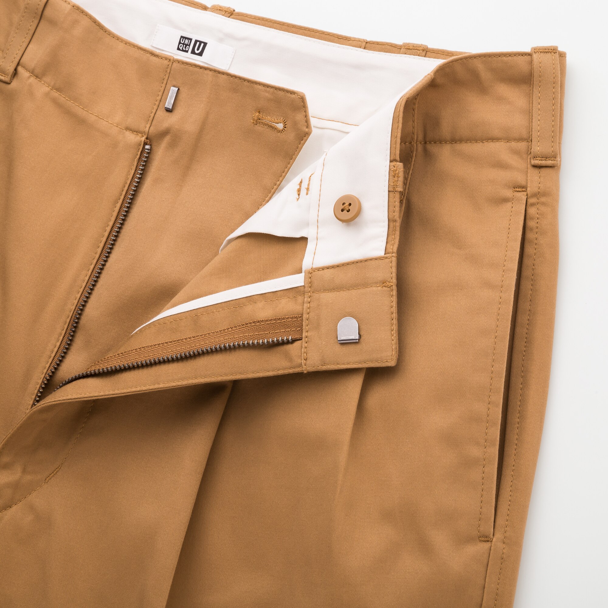 uniqlo u wide fit pleated tapered pants