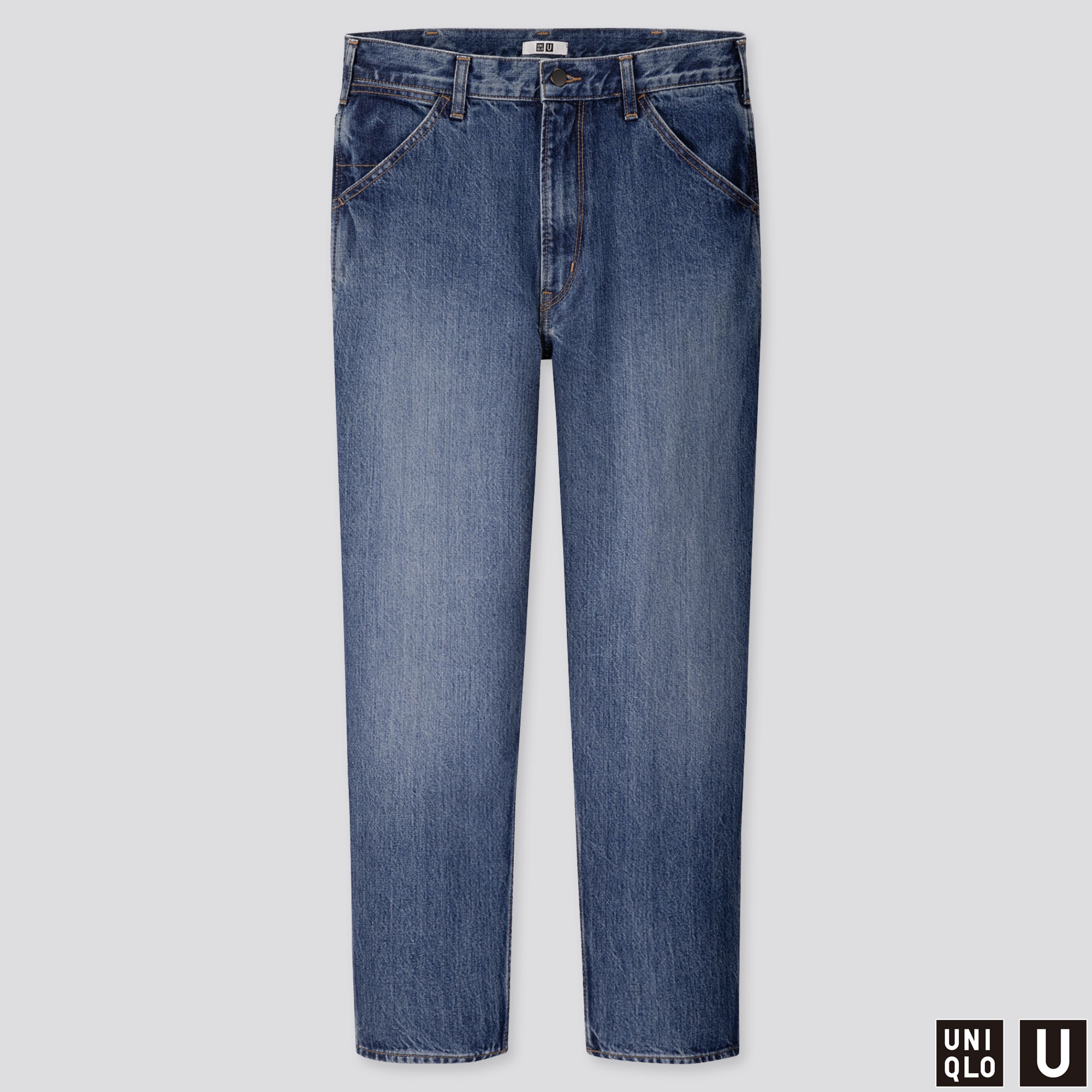 Uniqlo u wide outlet fit tapered jeans