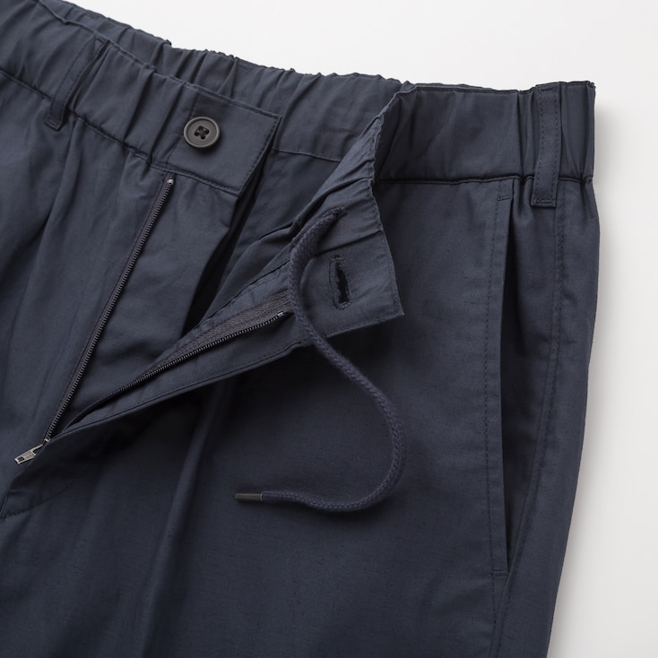 MEN U COTTON LINEN WIDEFIT TAPERED PANTS UNIQLO US