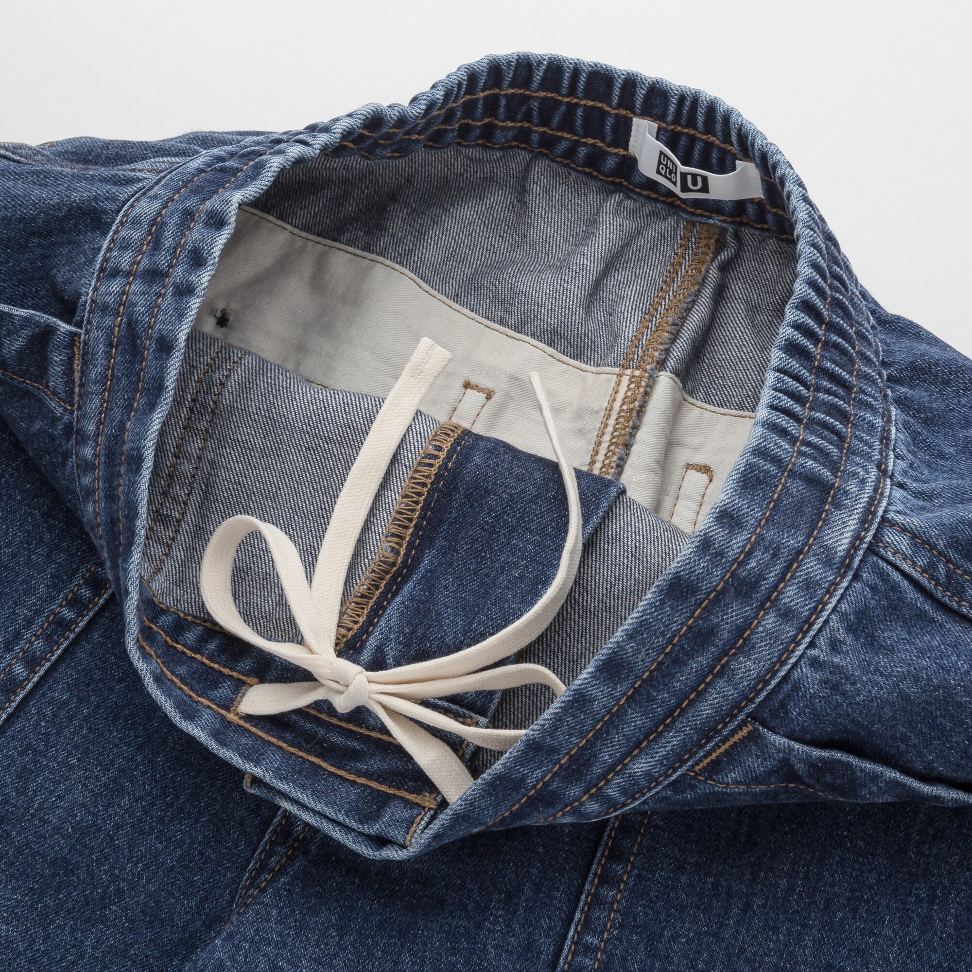 uniqlo u denim easy shorts