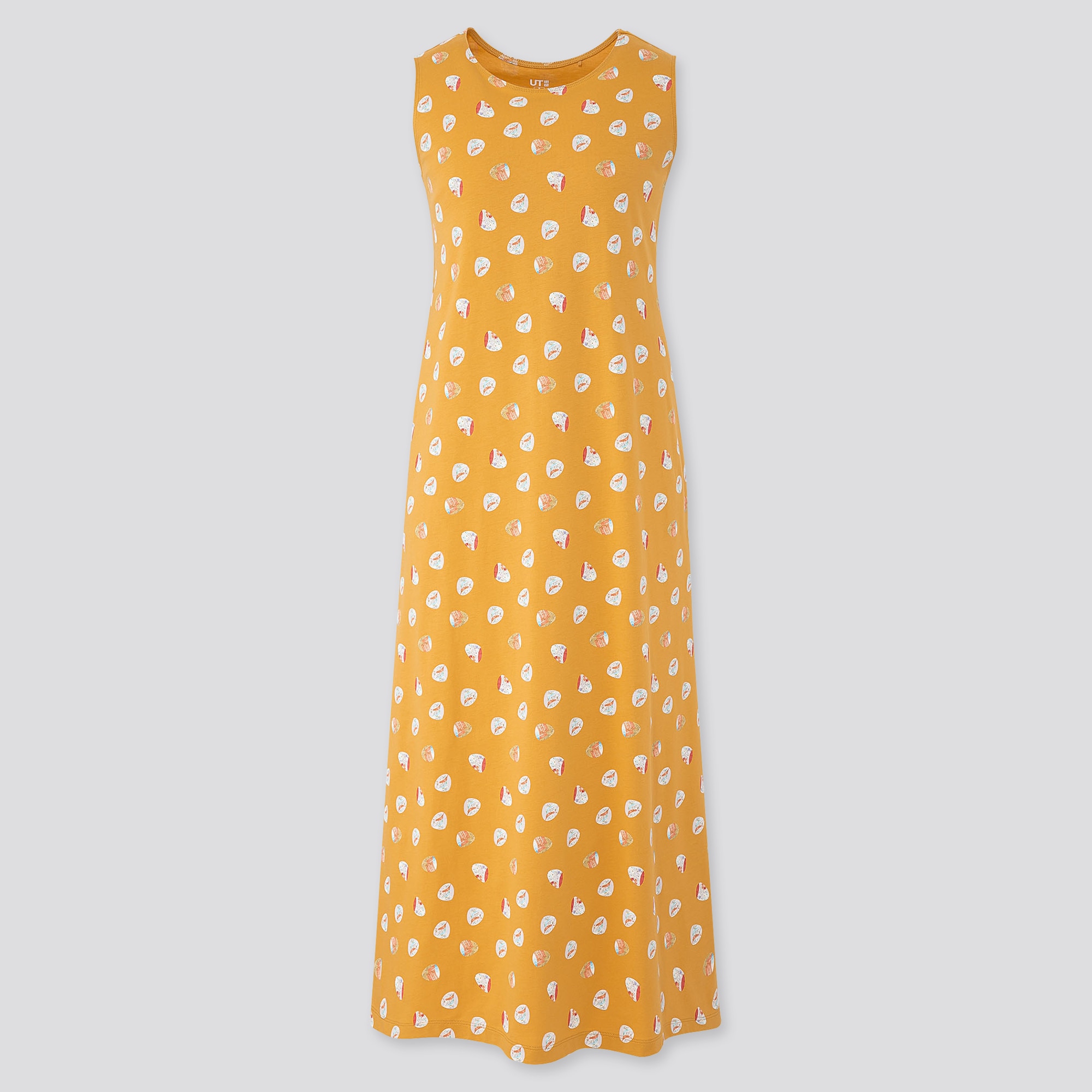 uniqlo yellow dress