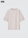 AIRism Cotton Oversized T-Shirt | Half-Sleeve | 2024 Edition