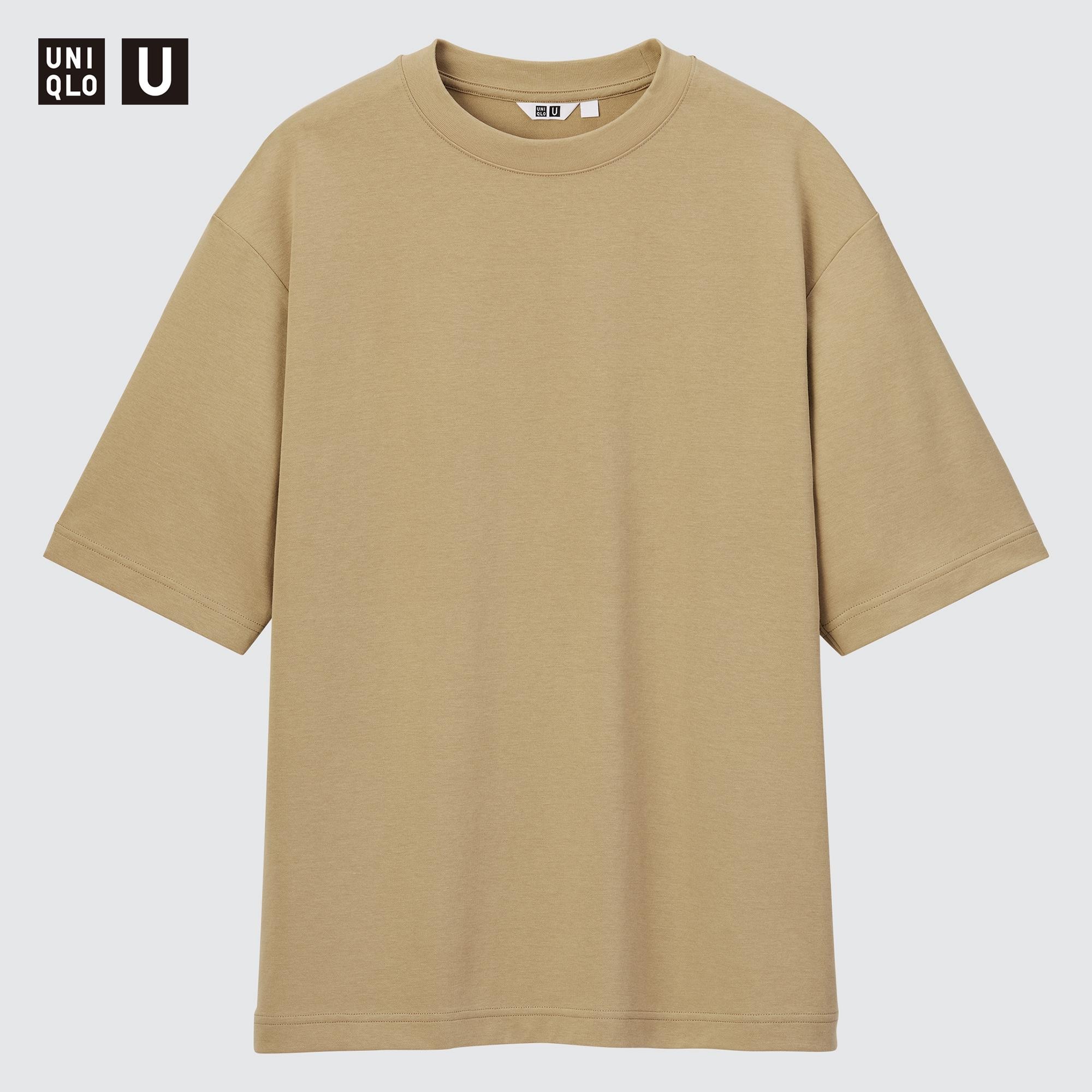 New Uniqlo tshirt brown Mens Fashion Tops  Sets Tshirts  Polo Shirts  on Carousell