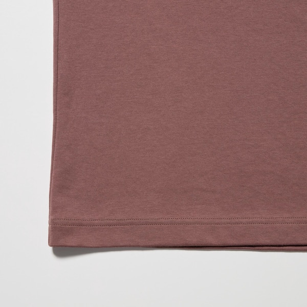 U AIRism Cotton Oversized Crew Neck Half-Sleeve T-Shirt (2020 Edition ...