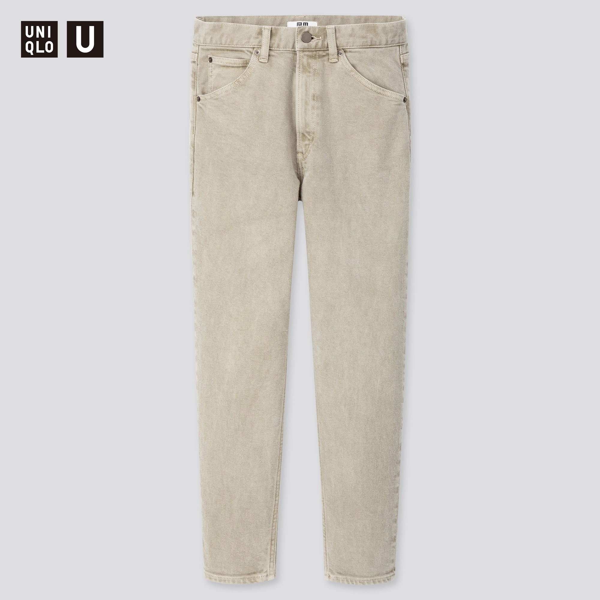 WOMEN UNIQLO U SLIM FIT TAPERED ANKLE LENGTH JEANS
