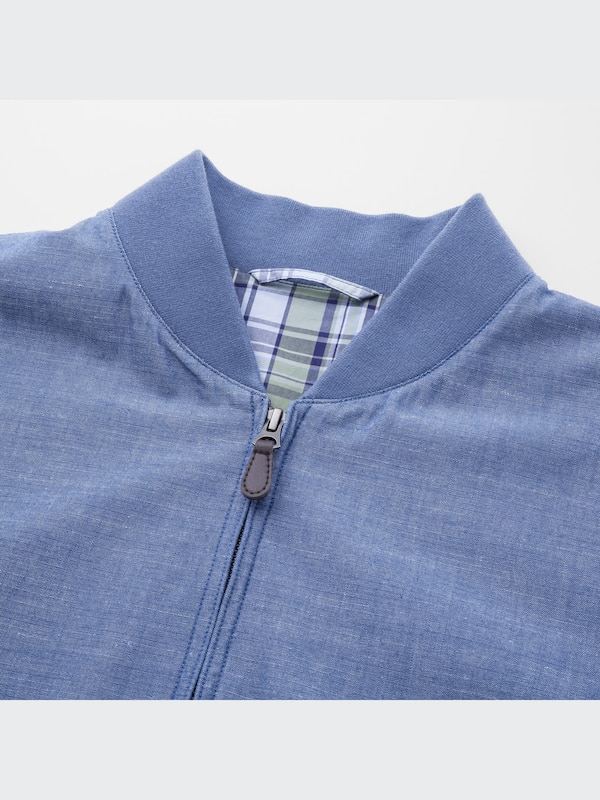 Cotton Ribbed Blouson