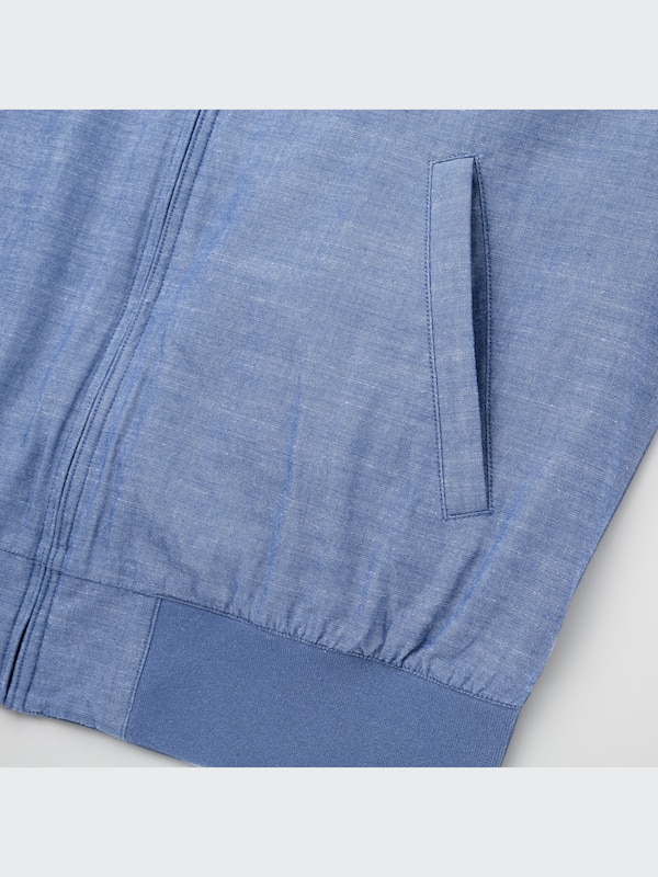 Cotton Ribbed Blouson