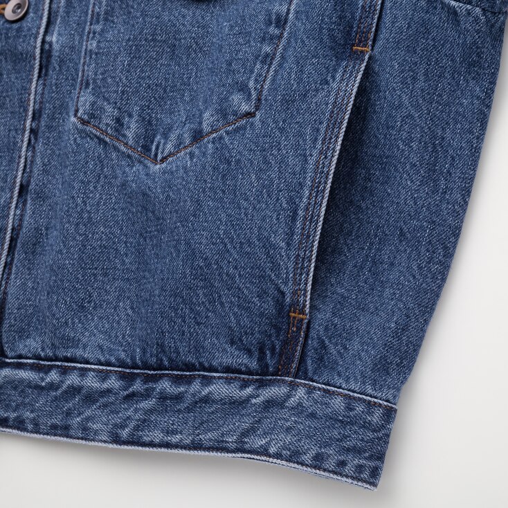 WOMEN U DENIM JACKET UNIQLO US