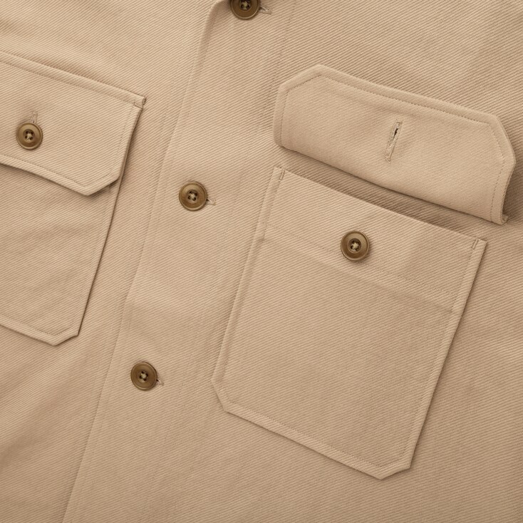 MEN U MILITARY JERSEY LONGSLEEVE SHIRT UNIQLO US