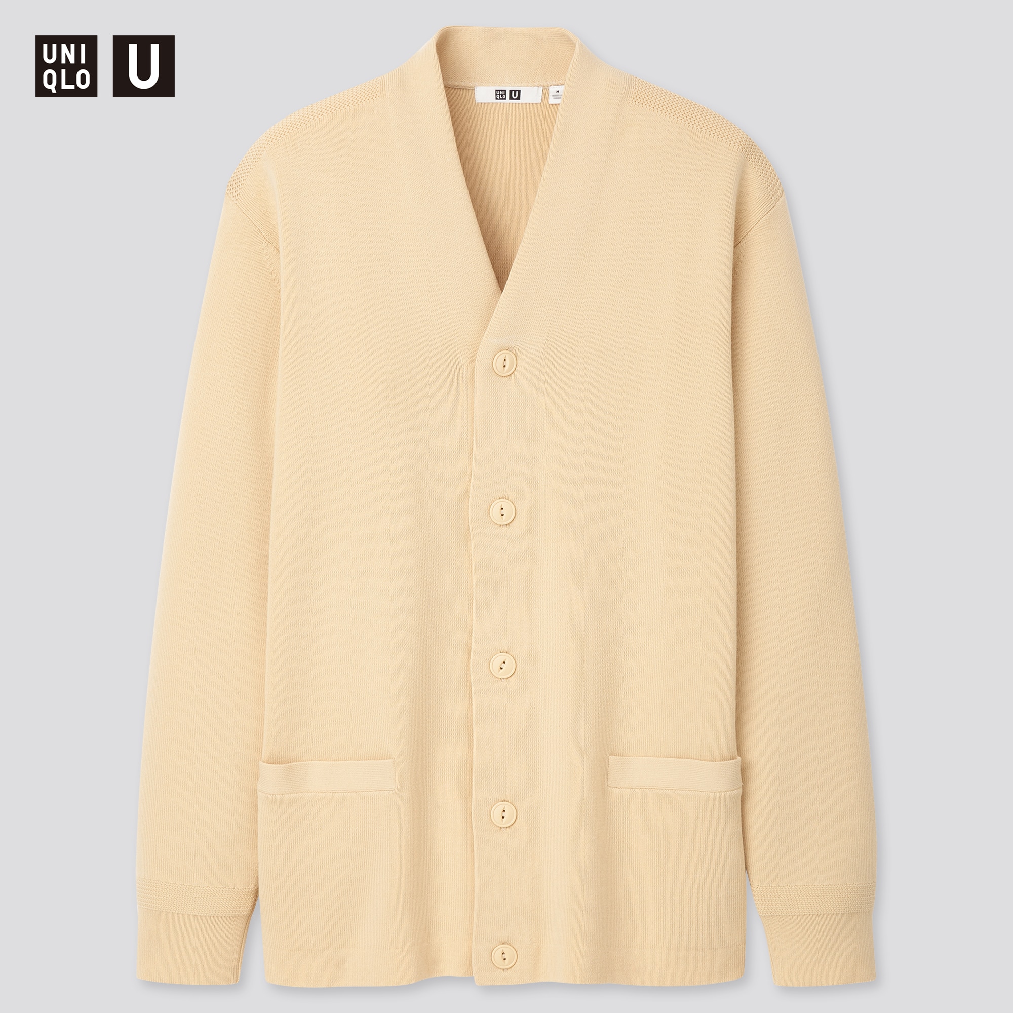 uniqlo u sweat cardigan