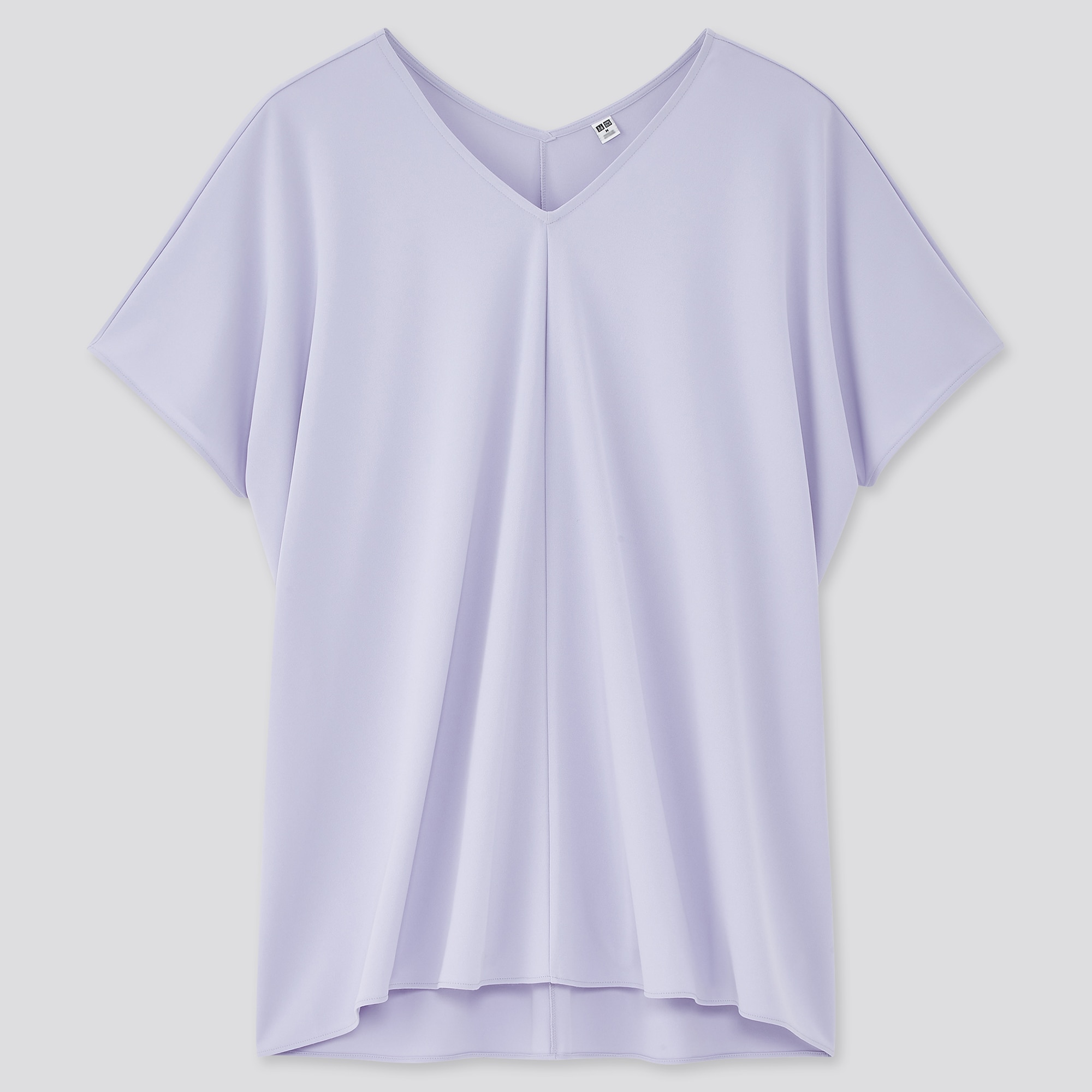 WOMEN CREPE JERSEY SHORT-SLEEVE TUNIC
