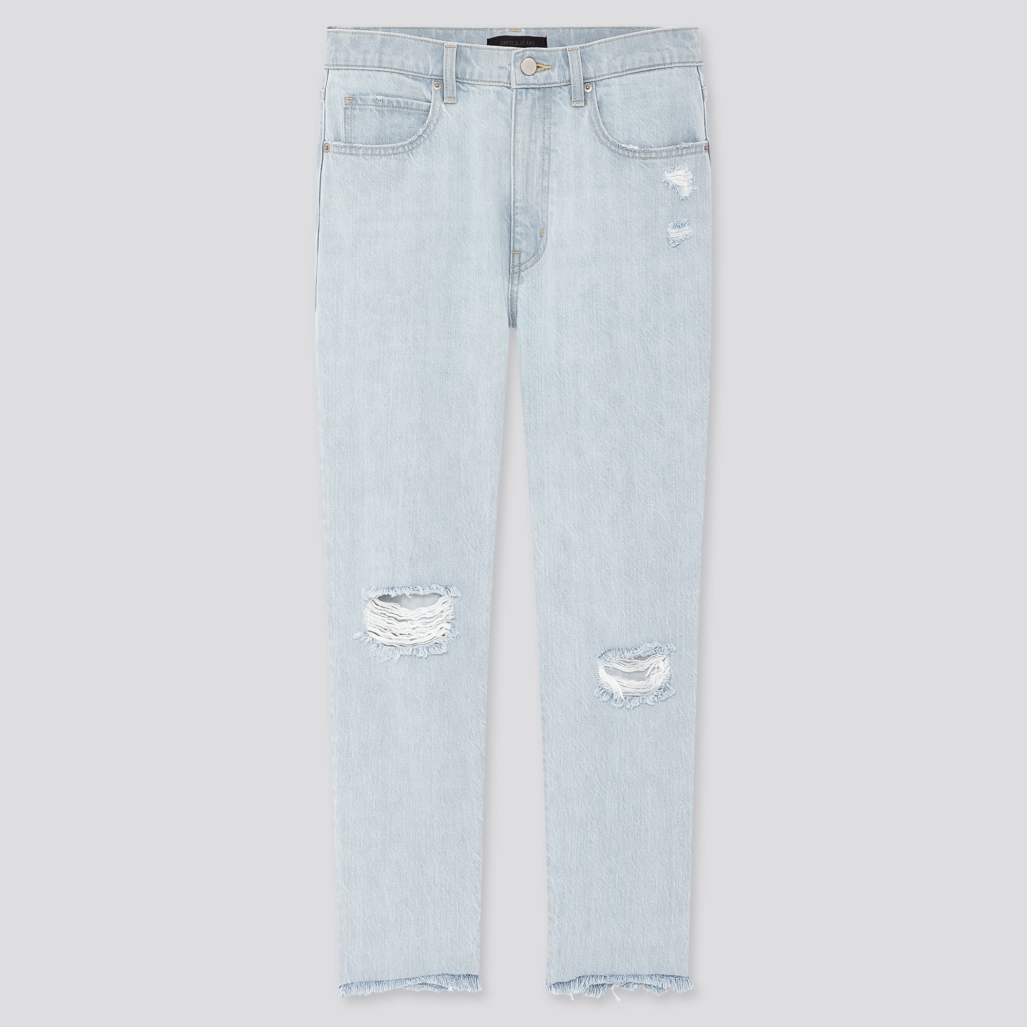 uniqlo slouch tapered ankle jeans review