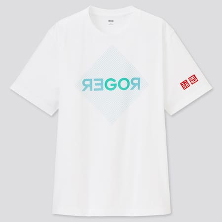 Men Roger Federer London 2021 Short Sleeved Graphic T-Shirt