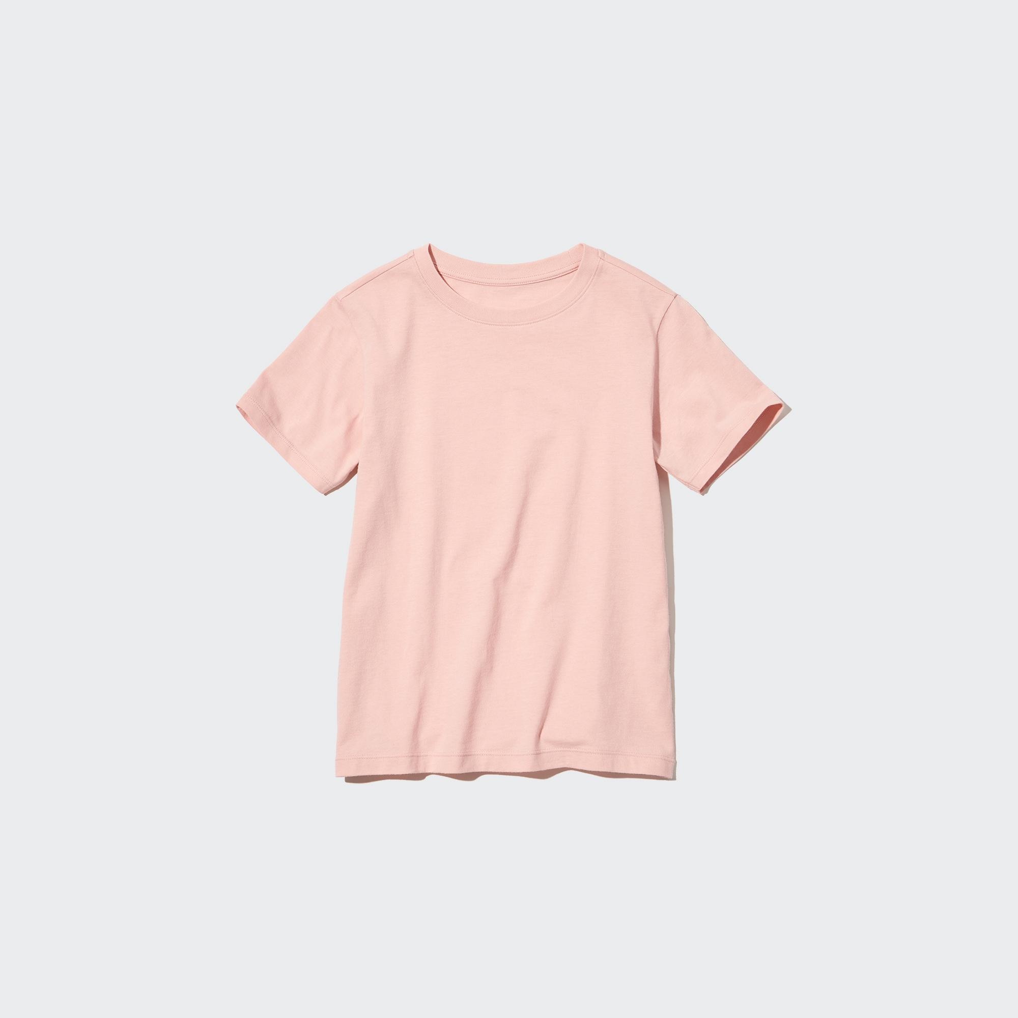 Cotton Color Crew Neck Short-Sleeve T-Shirt