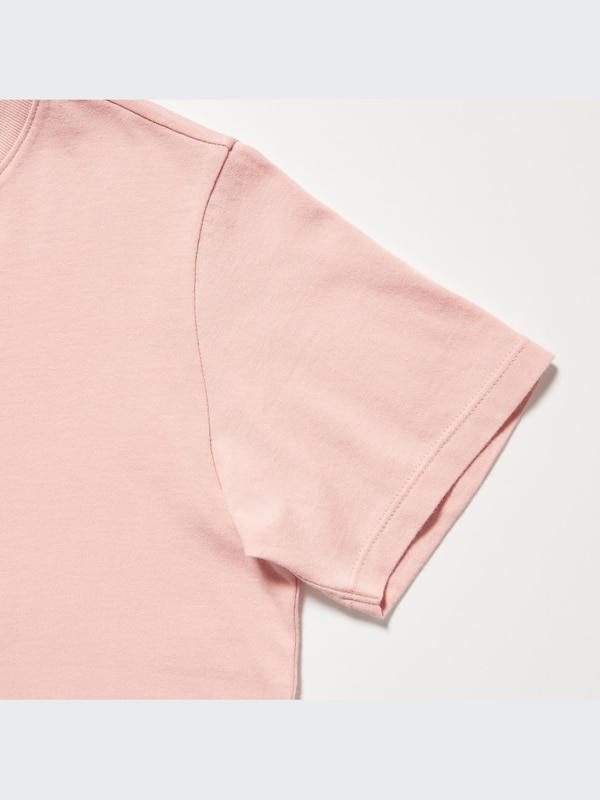 Cotton Color Crew Neck Short-Sleeve T-Shirt