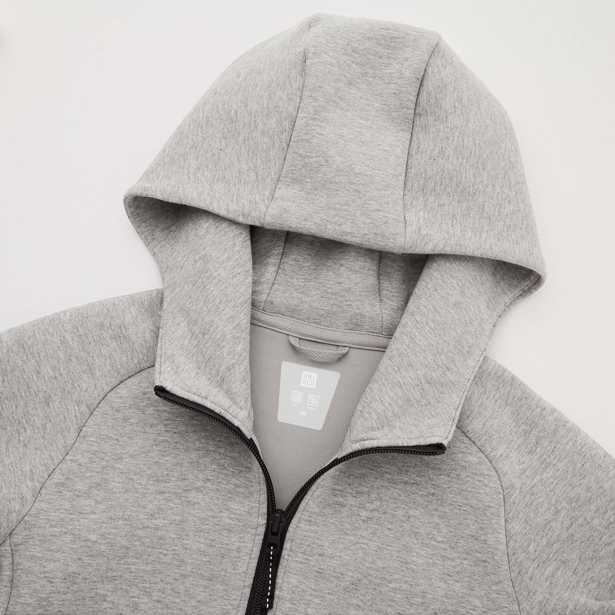 uniqlo dry stretch sweat full zip hoodie