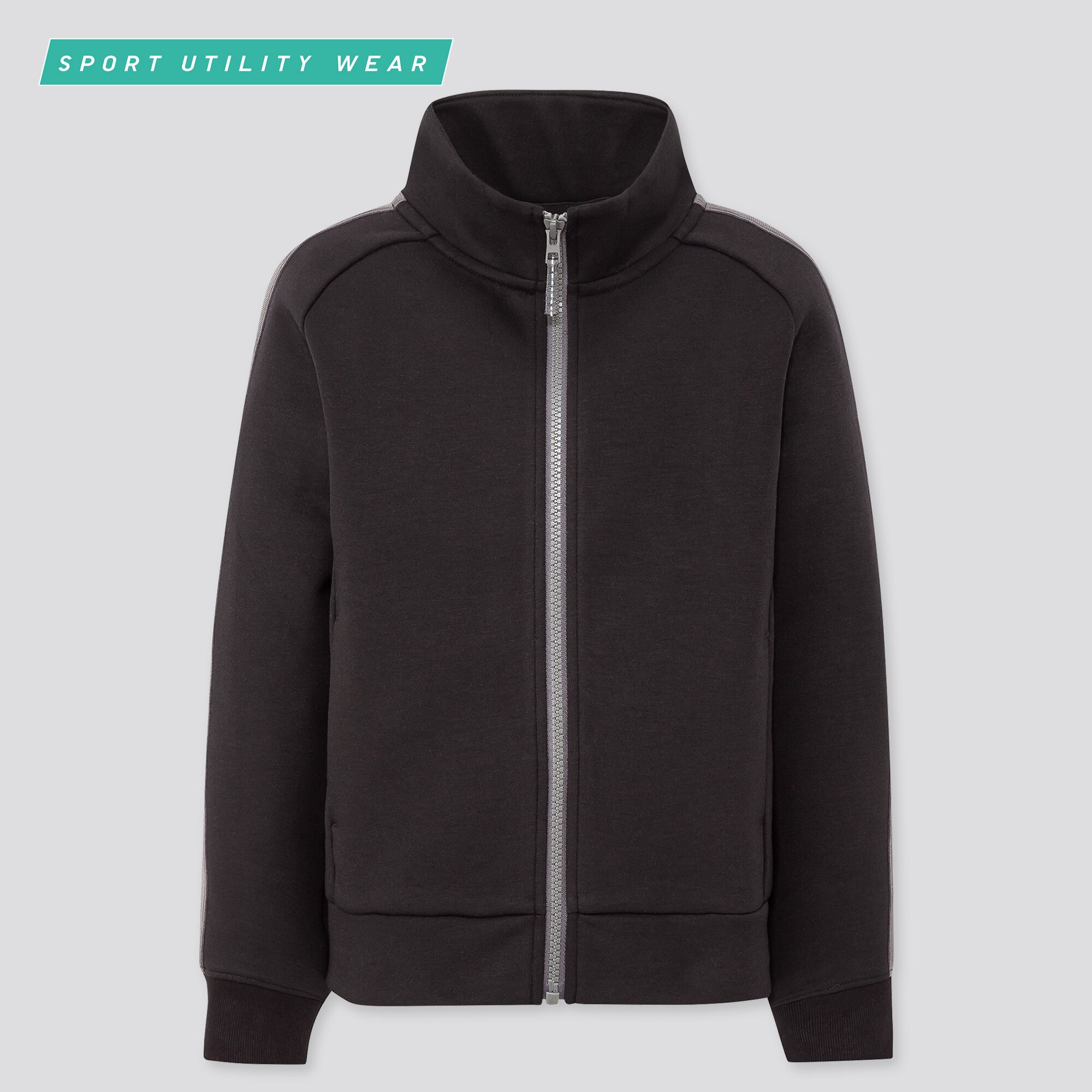 uniqlo dry stretch sweat full zip hoodie