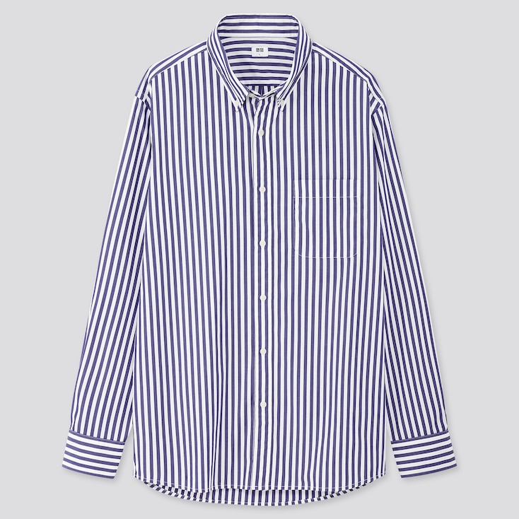 uniqlo striped shirt mens