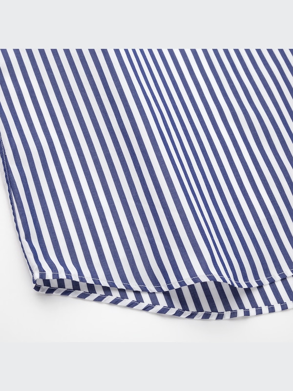 Extra Fine Cotton Broadcloth Short-Sleeve Shirt