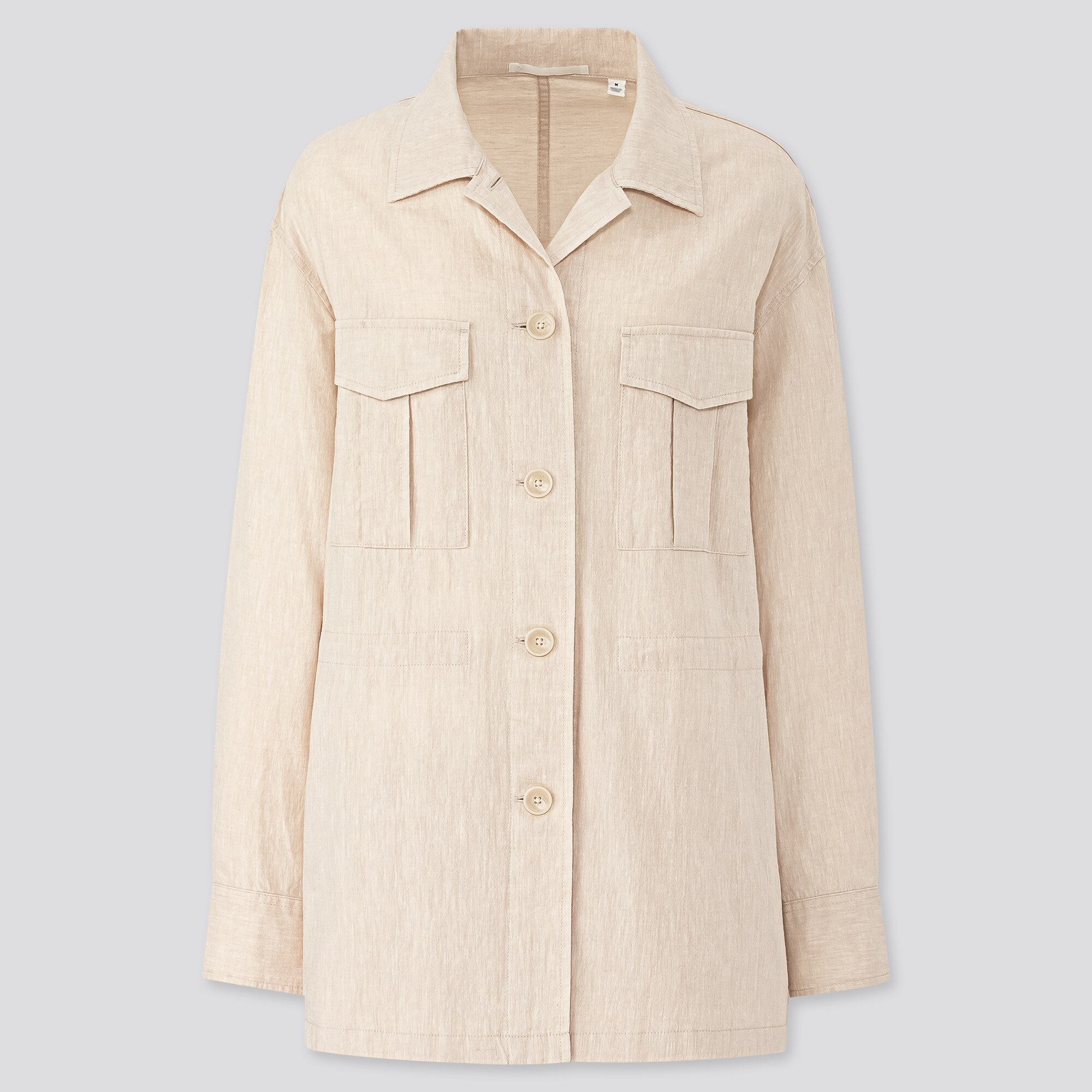 uniqlo linen coat