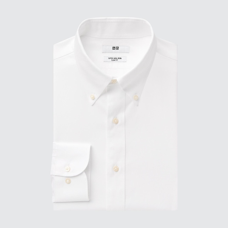 huren vrek gisteren Super Non-Iron Slim-Fit Long-Sleeve Shirt (Button Down Collar) | UNIQLO US