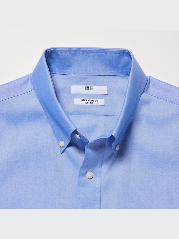 Super Non-Iron Slim-Fit Long-Sleeve Shirt (Button Down Collar)