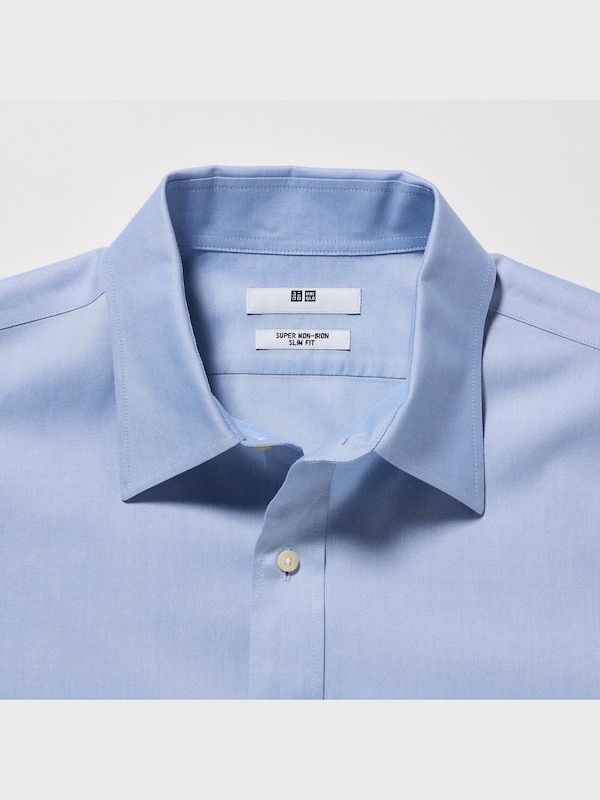 Super Non Iron Slim Fit Long Sleeve Shirt (Regular Collar)