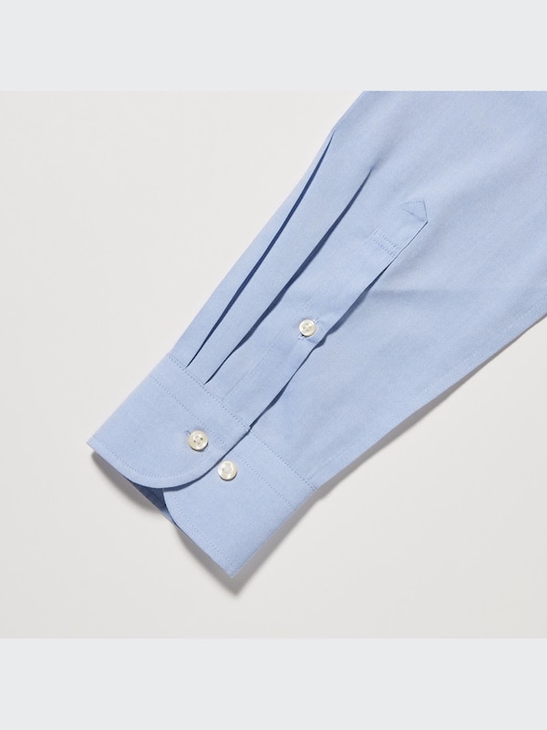 Super Non-Iron Slim-Fit Long-Sleeve Shirt (Semi-Wide Collar)