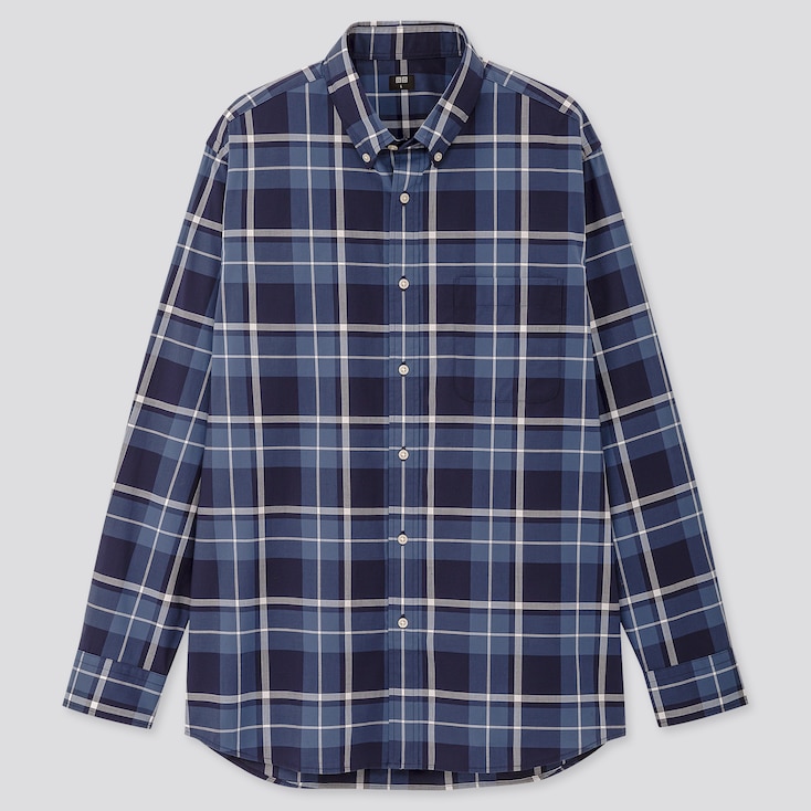 MEN EXTRA FINE COTTON BROADCLOTH LONG-SLEEVE SHIRT | UNIQLO US