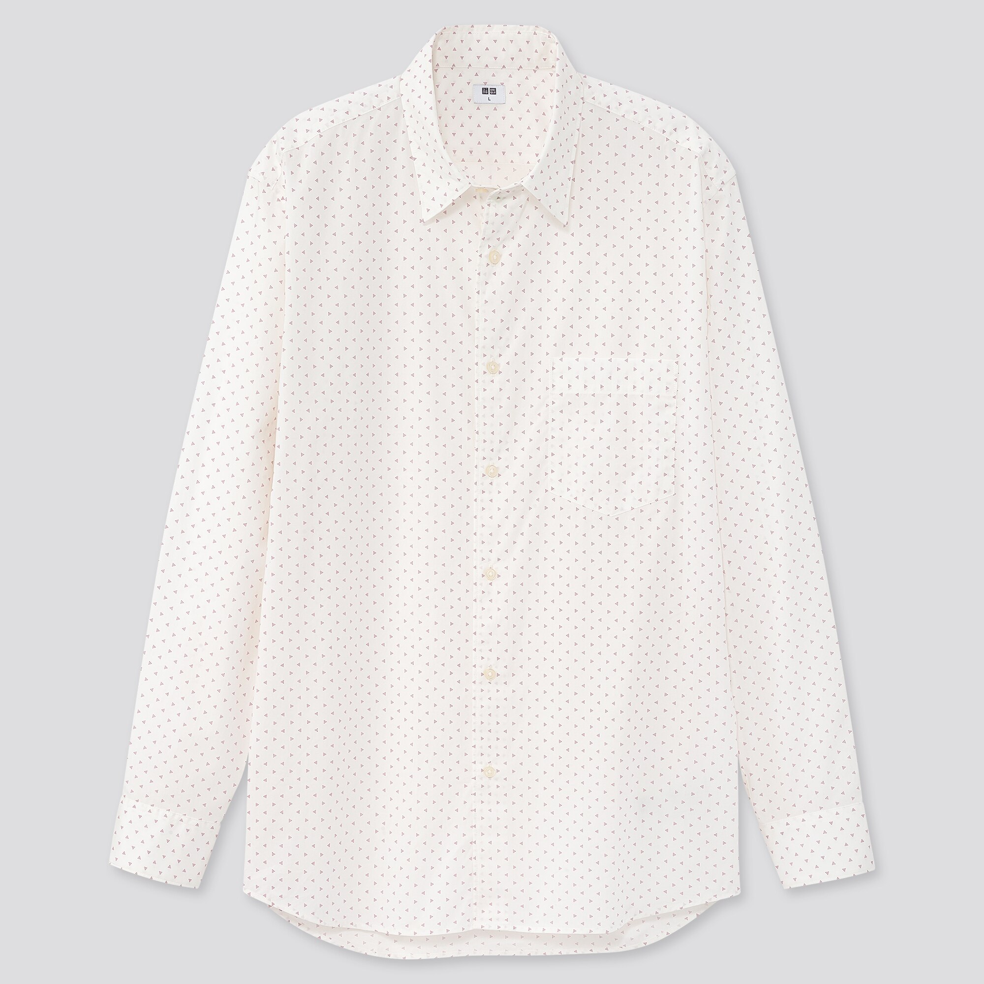 MEN EXTRA FINE COTTON BROADCLOTH LONG-SLEEVE SHIRT