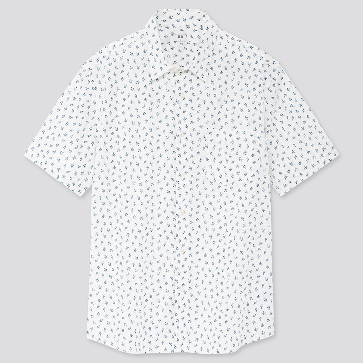 ユニクロ市川コルトンプラザ店 Men Extra Fine Cotton Short Sleeve Shirt Online Exclusive Outfit Stylehint