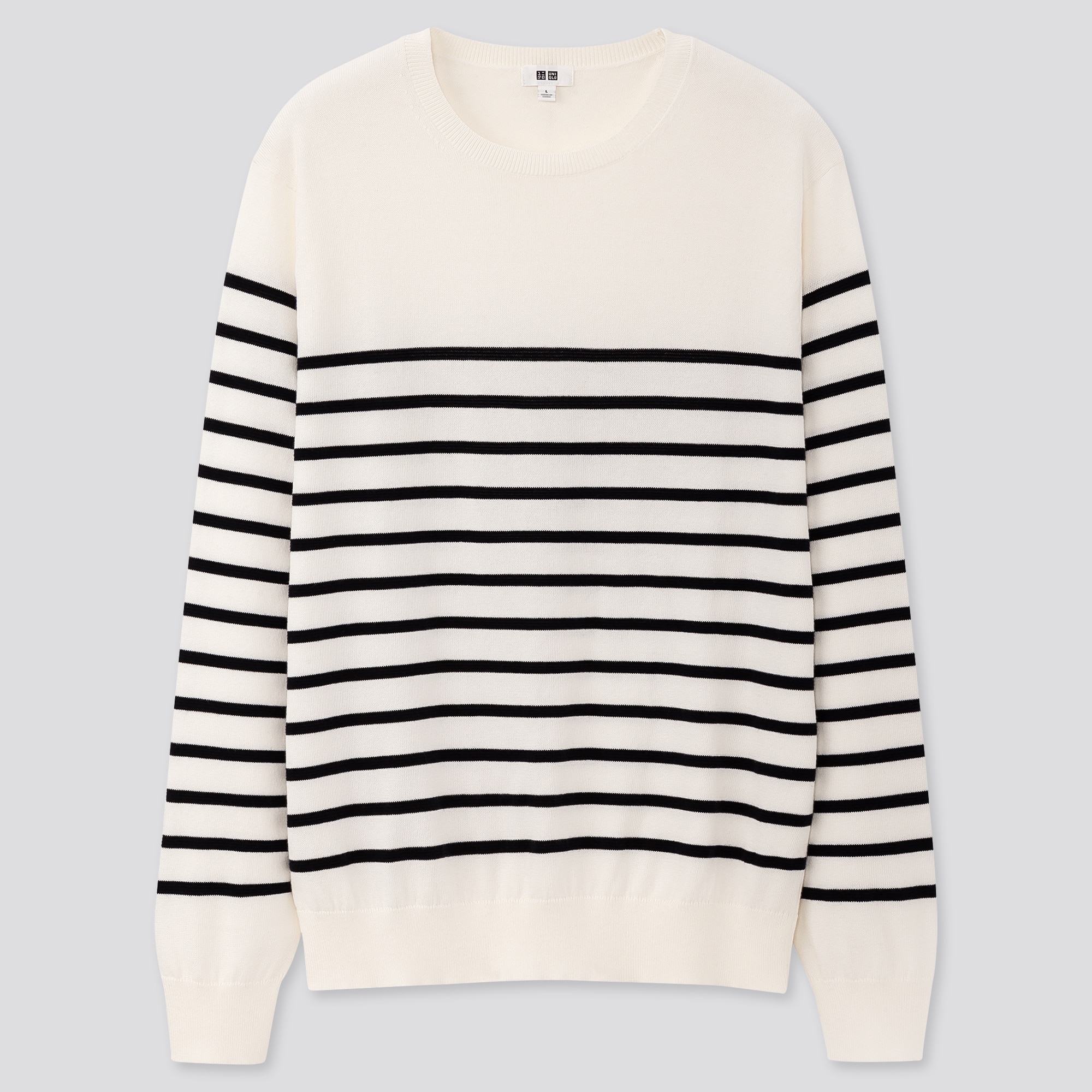 cotton crew neck jumper