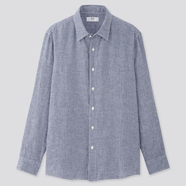 Lin Homme Chemises Vestes Uniqlo