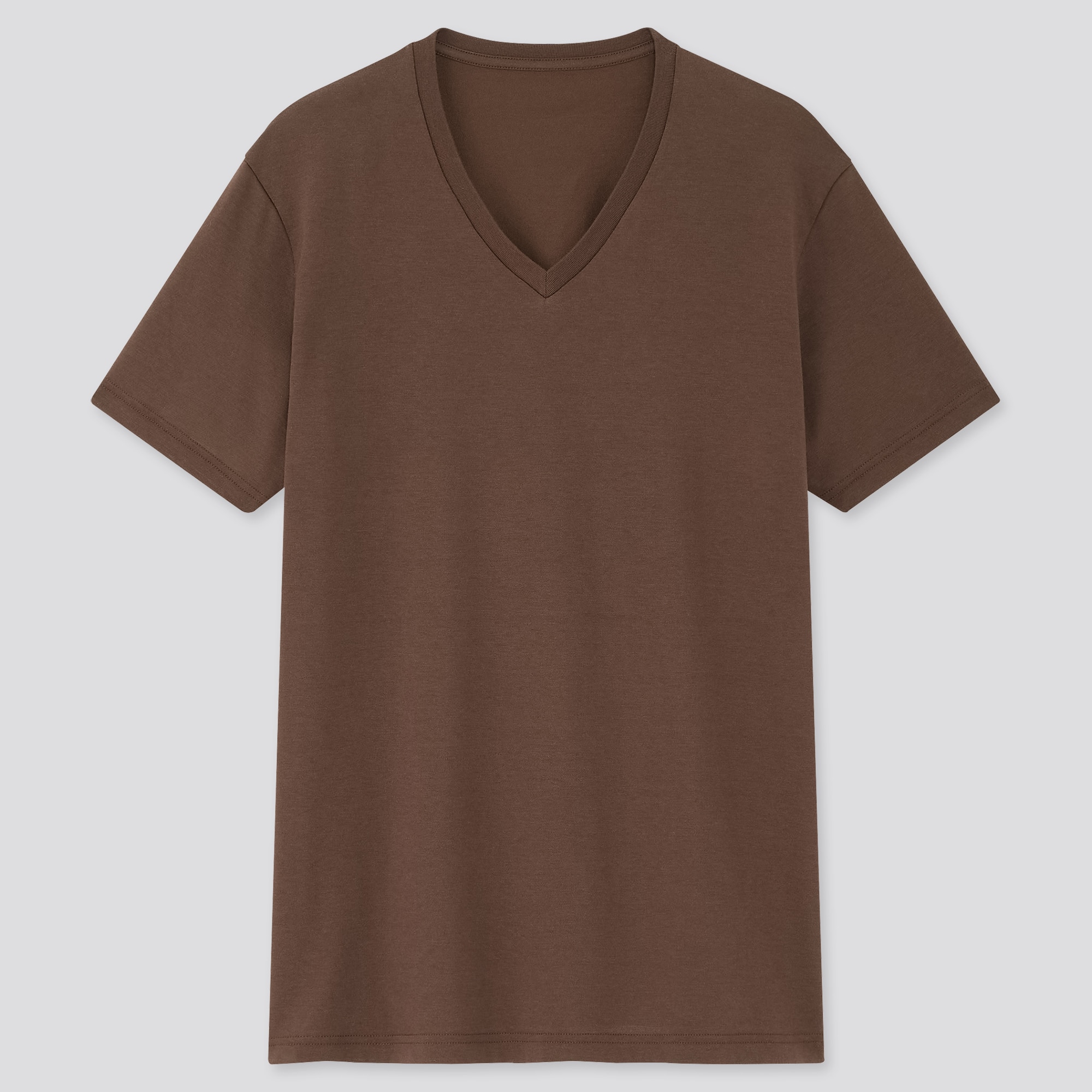men dry v-neck short-sleeve color t-shirt