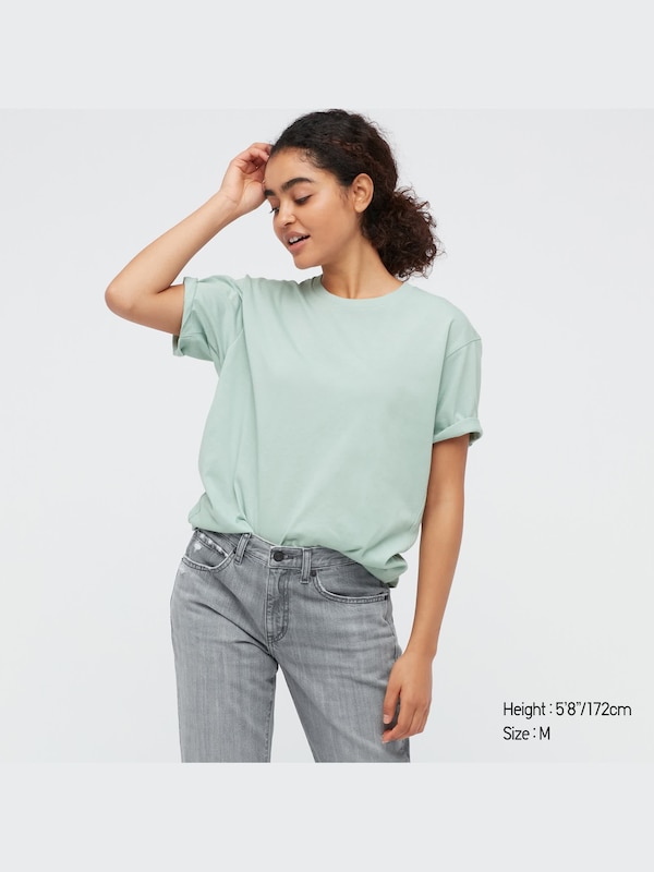 Dry Crew Neck Short-Sleeve Color T-Shirt