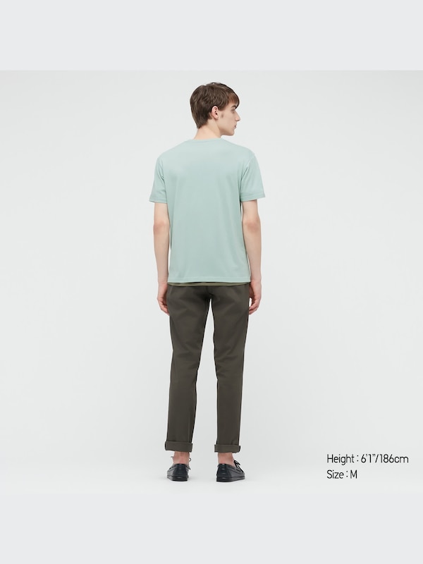 Dry Crew Neck Short-Sleeve Color T-Shirt