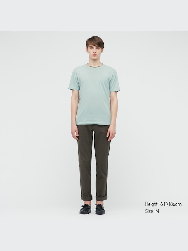 Dry Crew Neck Short-Sleeve Color T-Shirt
