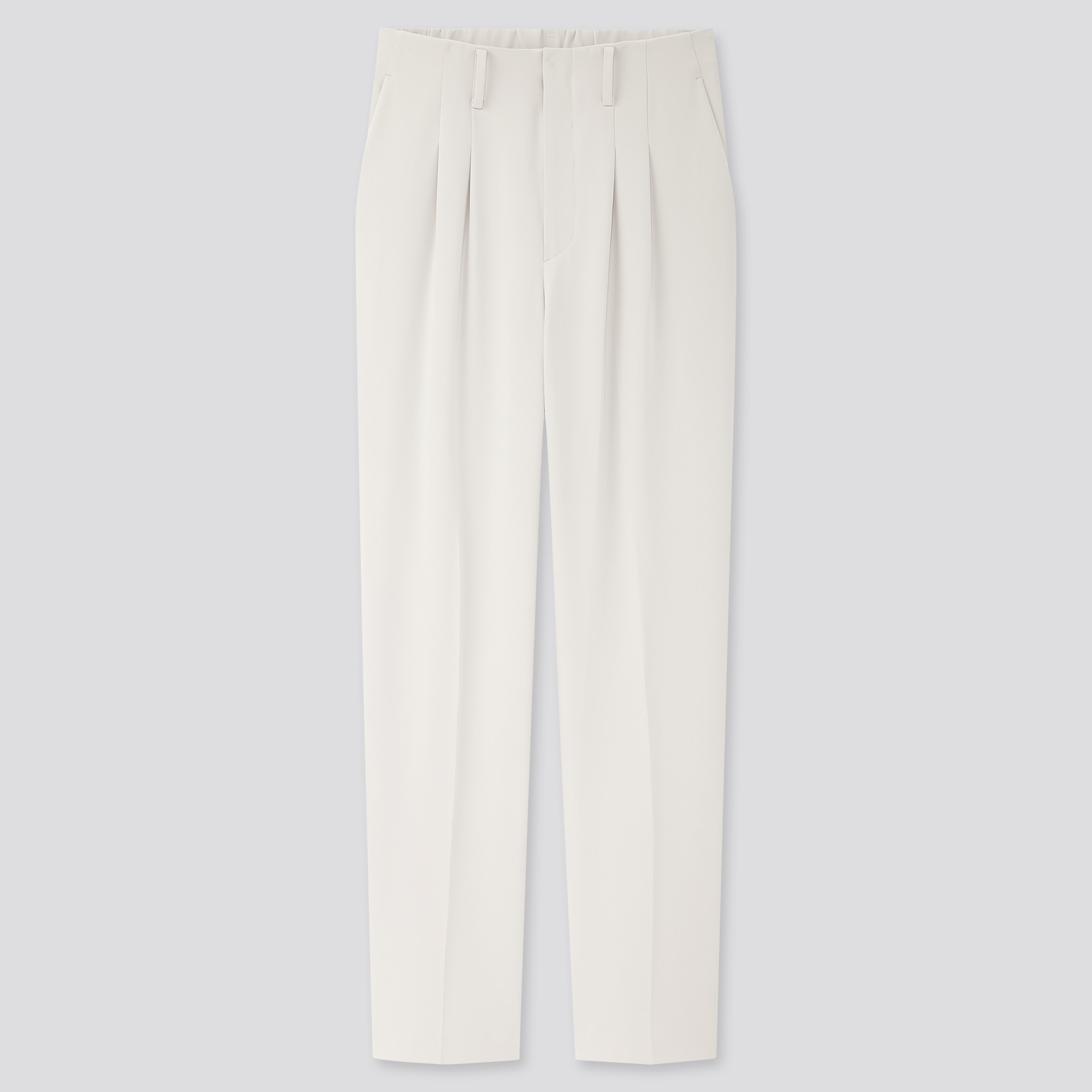 uniqlo drape relaxed tapered ankle pants