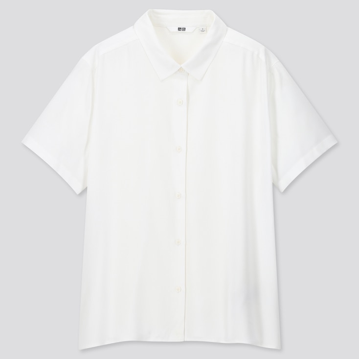 WOMEN RAYON SHORT-SLEEVE BLOUSE | UNIQLO US