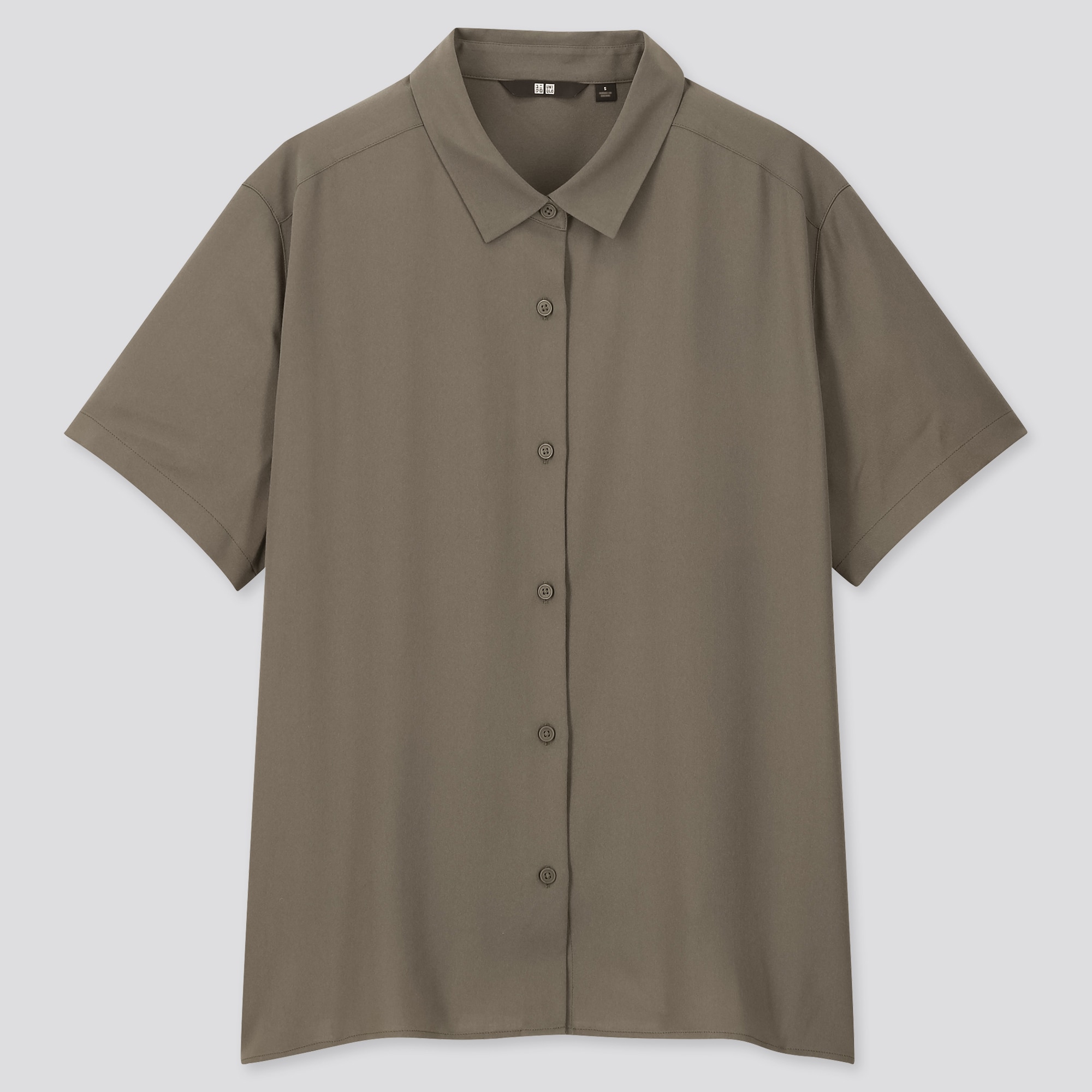 women rayon short-sleeve blouse