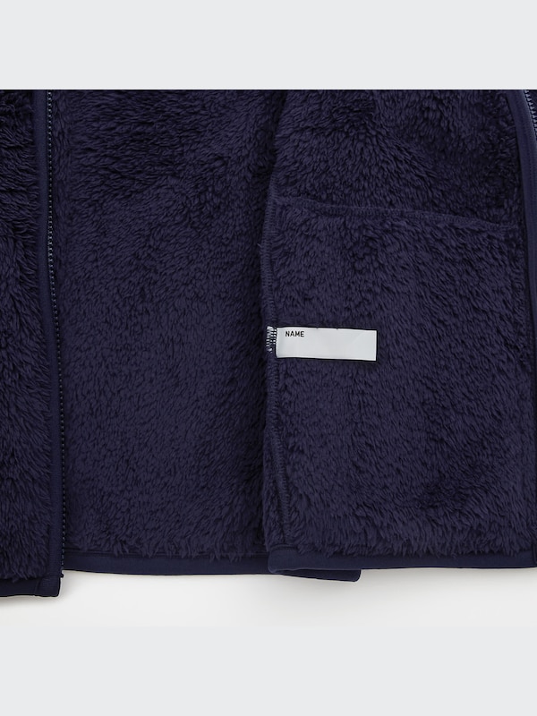Fluffy Yarn Fleece Long-Sleeve Jacket