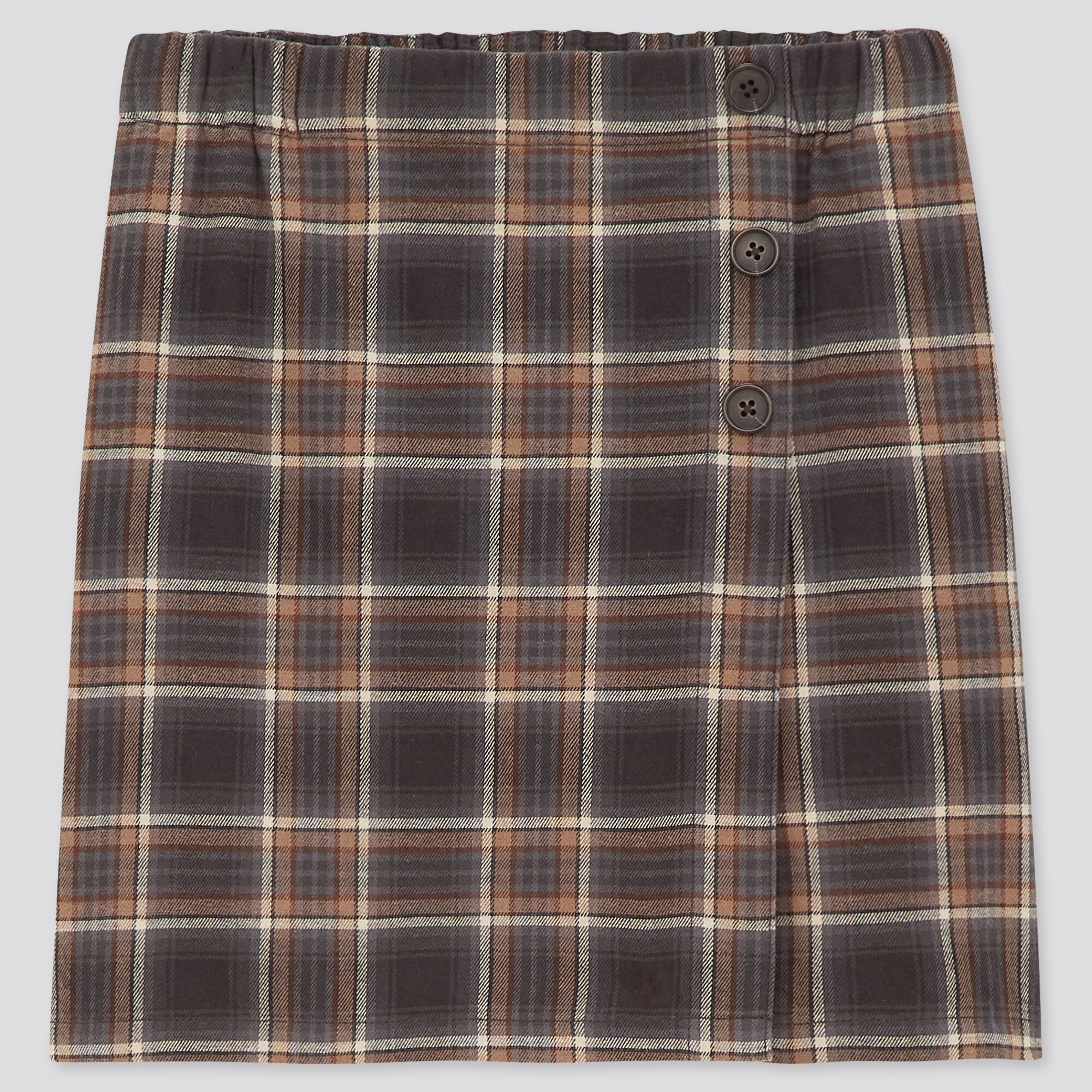 GIRLS FLANNEL CHECKED SKORT