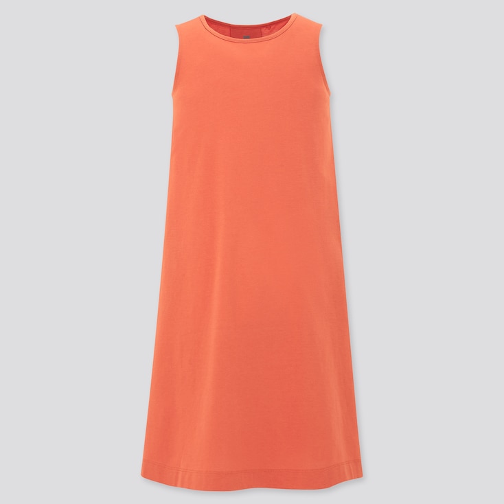 UNIQLO WOMEN Ribbed Square Neck Sleeveless Dress | StyleHint