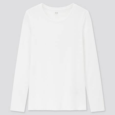 Women Cotton Stretch Crew Neck Long Sleeved T-Shirt (2020 Season)