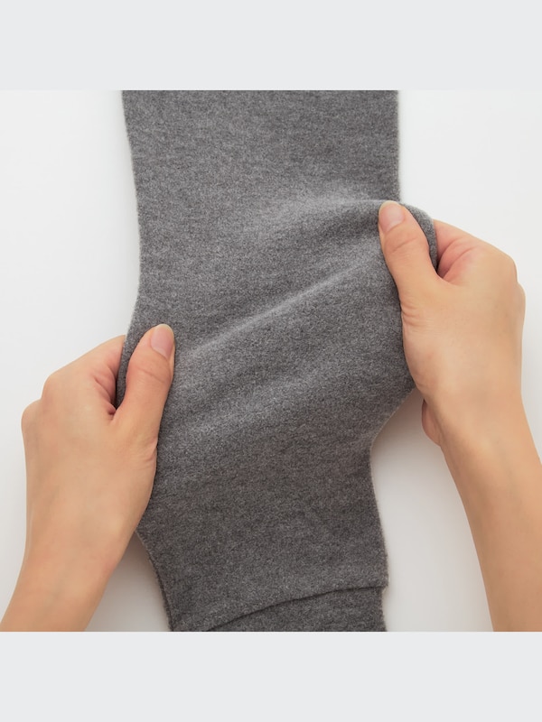 HEATTECH Stretch Fleece Crew Neck Long-Sleeve T-Shirt