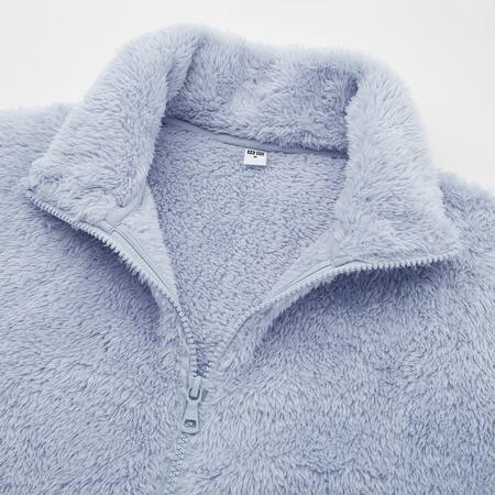 Women Fluffy Fleece Zipped Jacket | UNIQLO UK
