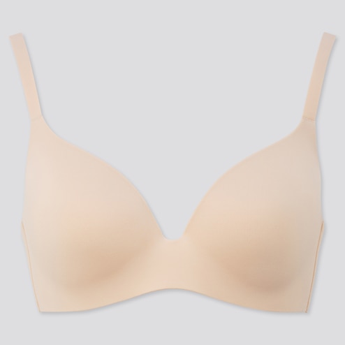 UNIQLO Malaysia - UNIQLO's Wireless Bra (Beauty Light) provides the best  support when it comes to our cup design and fit. Featuring a seamless  bonded back that stays invisible under your clothes