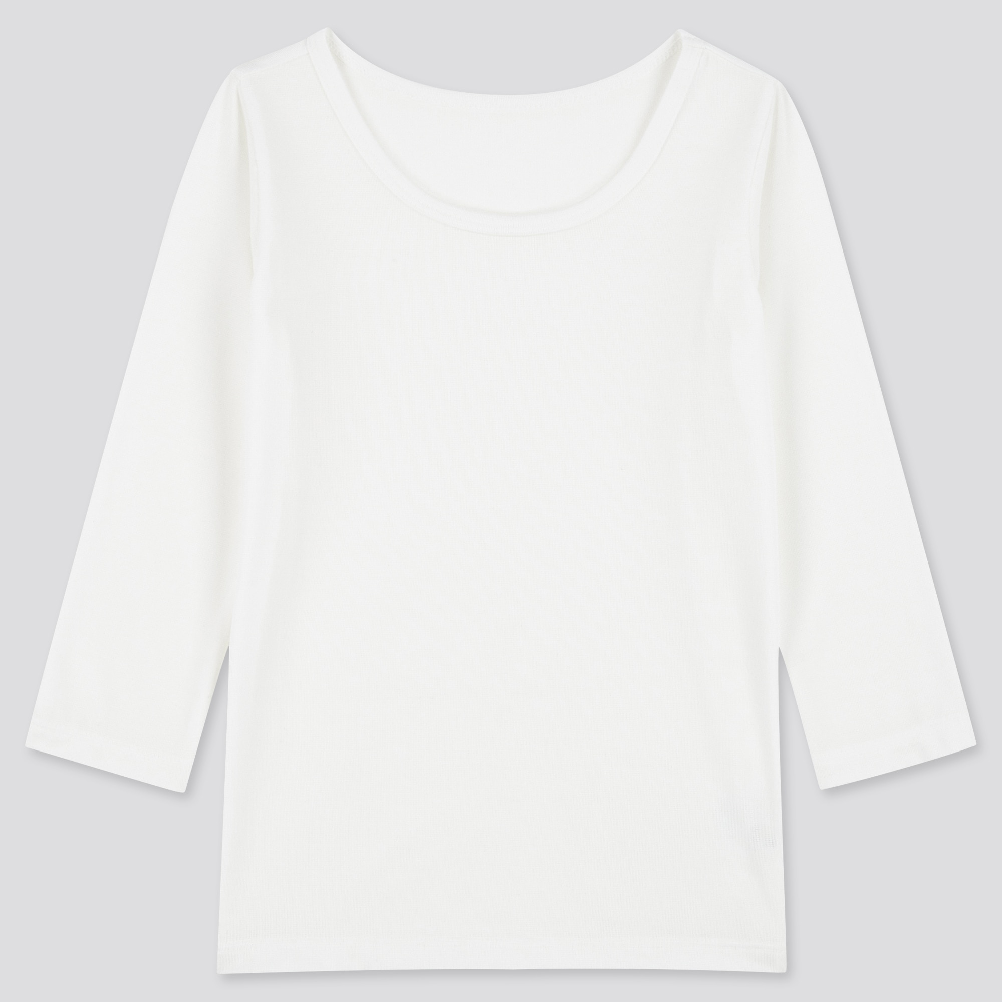 Women's Heattech Scoop Neck Long-Sleeve T-Shirt with Moisture-Wicking | Wine | 2XL | Uniqlo US